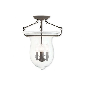 Canterbury - 3 Light Pendant in Traditional Style - 12 Inches wide by 22.5 Inches high - 476868