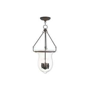 Canterbury - 4 Light Semi-Flush Mount in Traditional Style - 14 Inches wide by 18 Inches high - 476867