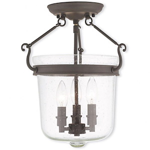 Winchester - 3 Light Pendant in Traditional Style - 10.5 Inches wide by 18.5 Inches high - 476852