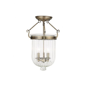 Coventry - 3 Light Pendant in Traditional Style - 10 Inches wide by 20 Inches high - 443961
