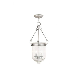 Coventry - 3 Light Pendant in Traditional Style - 12 Inches wide by 25 Inches high - 443953