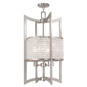 Grammercy - 5 Light Hanging Lantern in New Traditional Style - 17 Inches wide by 30.5 Inches high - 443922