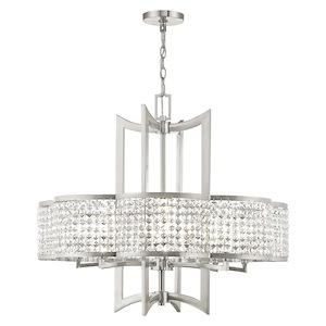 Grammercy - 8 Light Chandelier in New Traditional Style - 30 Inches wide by 27 Inches high - 443913