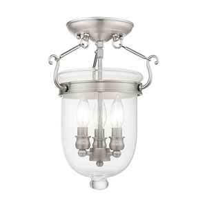Jefferson - Height Flush Mount in Traditional Style - 10 Inches wide by 14 Inches high - 1029761