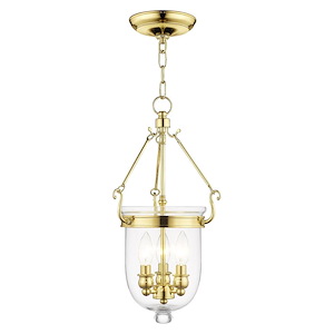 Jefferson - Height Chain Lantern in Traditional Style - 10 Inches wide by 20 Inches high - 1029762
