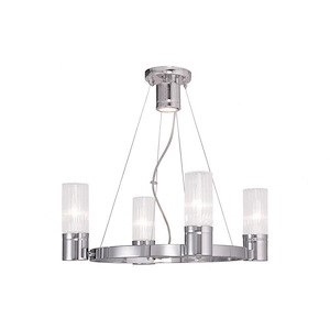 Midtown - 3 Light Mini Chandelier in Contemporary Style - 14.75 Inches wide by 20 Inches high - 444019