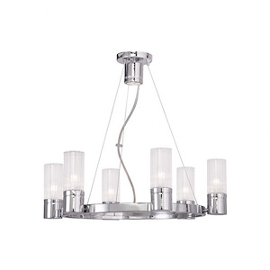 Midtown - 4 Light Chandelier in Contemporary Style - 20 Inches wide by 20 Inches high - 444018