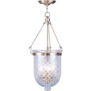 Jefferson - 3 Light Chain Lantern-25 Inches Tall and 12 Inches Wide - 1306338