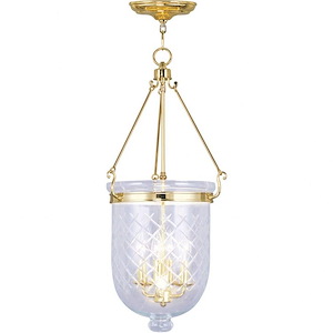 Jefferson - Four Light Chain Hanging Lantern - 14 Inches wide by 30 Inches high - 415289