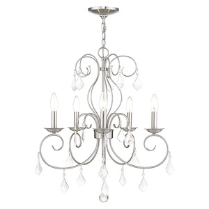 Donatella - 5 Light Chandelier in French Country Style - 22.38 Inches wide by 25.75 Inches high - 476925