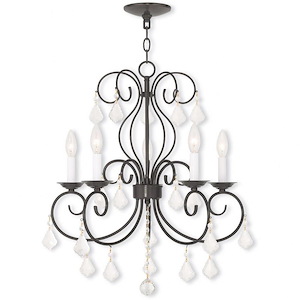 Donatella - 4 Light Mini Chandelier in French Country Style - 18.5 Inches wide by 22 Inches high - 1219963