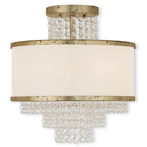 Prescott - 3 Light Semi-Flush Mount in Traditional Style - 11.75 Inches wide by 13.38 Inches high - 476912