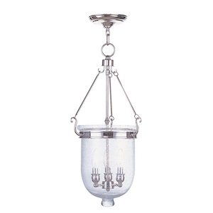 Jefferson - 3 Light Chain Lantern in Traditional Style - 12 Inches wide by 25 Inches high - 1029766