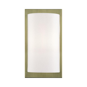 Meridian - 1 Light Wall Sconce in Modern Style - 6 Inches wide by 11 Inches high - 443999