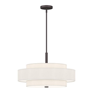Meridian - 5 Light Pendant in Modern Style - 24 Inches wide by 17 Inches high - 443986