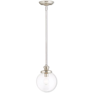 Sheffield - 1 Light Mini Pendant in Coastal Style - 8 Inches wide by 12 Inches high - 476908