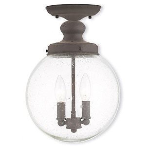 Northampton - 1 Light Flush Mount in Coastal Style - 8 Inches wide by 11.5 Inches high - 1029638