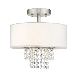 Carlisle - 2 Light Semi-Flush Mount in Contemporary Style - 11 Inches wide by 11.25 Inches high - 476891