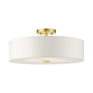 Meridian - 4 Light Semi-Flush Mount in Modern Style - 18 Inches wide by 8.13 Inches high - 1012169