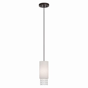 Carlisle - 1 Light Mini Pendant in Contemporary Style - 4.75 Inches wide by 12.5 Inches high - 614602