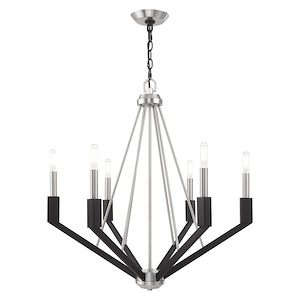Beckett - 6 Light Chandelier in Industrial Style - 26 Inches wide by 27 Inches high - 831719