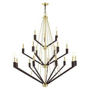 Beckett - 18 Light Foyer in Industrial Style - 44 Inches wide by 52 Inches high - 1011996