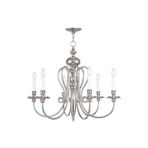 Caldwell - 5 Light Chandelier in Traditional Style - 25 Inches wide by 22.25 Inches high - 1029779