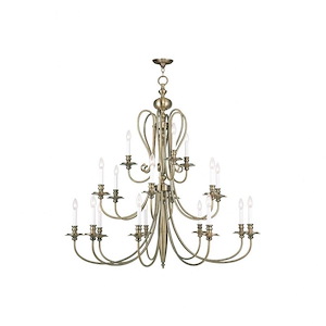 Caldwell - 6 Light Chandelier in Traditional Style - 30 Inches wide by 24 Inches high - 1029780