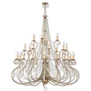 Isabella - 8 Light Chandelier in French Country Style - 31.5 Inches wide by 32.75 Inches high - 476962