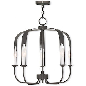 Addison - 5 Light Chandelier In Contemporary Style-21.25 Inches Tall and 22 Inches Wide - 476952