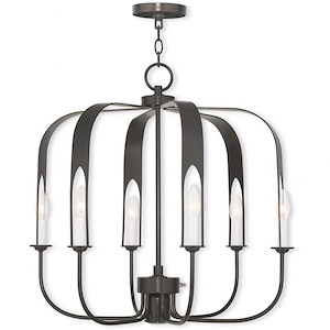 Addison - 7 Light Chandelier In Contemporary Style-23.5 Inches Tall and 25 Inches Wide - 476951