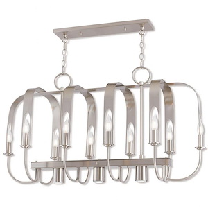 Addison - 12 Light Chandelier in Contemporary Style - 36 Inches wide by 27.5 Inches high - 476949