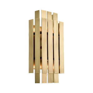 Greenwich - 2 Light ADA Wall Sconce in Mid Century Modern Style - 6 Inches wide by 13 Inches high - 735872