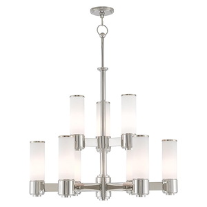 Weston - 9 Light Chandelier in Contemporary Style - 28 Inches wide by 26.5 Inches high - 522744