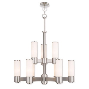 Weston - 8 Light Linear Chandelier in Contemporary Style - 17.5 Inches wide by 19.75 Inches high - 522745