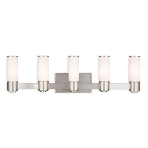 Weston - 5 Light ADA Bath Vanity in Contemporary Style - 35.5 Inches wide by 9.75 Inches high - 522738