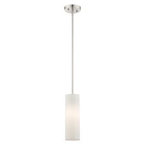Meridian - 1 Light Mini Pendant in Modern Style - 5 Inches wide by 10 Inches high - 522736