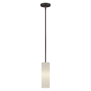 Meridian - 1 Light Mini Pendant in Modern Style - 5 Inches wide by 10 Inches high - 522736
