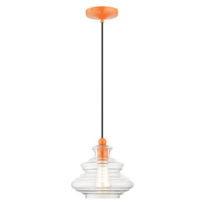 Everett - 1 Light Pendant-15 Inches Tall and 9 Inches Wide - 1305724