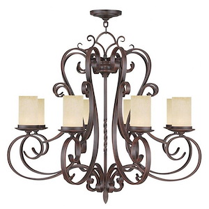 Millburn Manor - 3 Light Mini Chandelier in French Country Style - 16.75 Inches wide by 15.75 Inches high - 397084