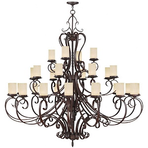 Millburn Manor - 28 Light Chandelier in French Country Style - 63 Inches wide by 64 Inches high - 397078