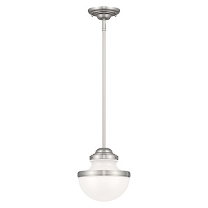 Oldwick - 1 Light Pendant in New Traditional Style - 8 Inches wide by 9.5 Inches high - 374800
