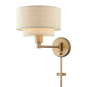 Bellingham - 1 Light Swing Arm Wall Mount In Mid-Century Modern Style-11 Inches Tall and 10 Inches Wide - 1292098