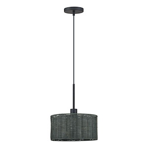 Weavington - 1 Light Pendant-19.75 Inch Tall and 12 Inch Wide - 1391816