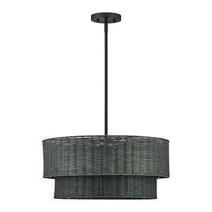 Weavington - 4 Light Pendant-18 Inch Tall and 21 Inch Wide - 1391818