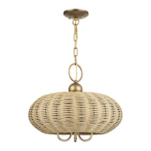 Summervine - 3 Light Pendant-14.25 Inch Tall and 18 Inch Wide - 1391827