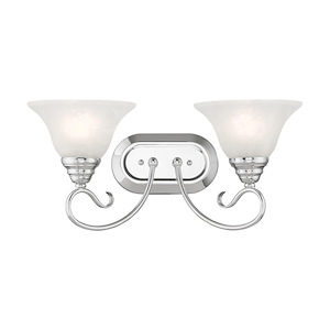 Coronado - 2 Light Bath Vanity in Traditional Style - 18.5 Inches wide by 8.5 Inches high - 190104