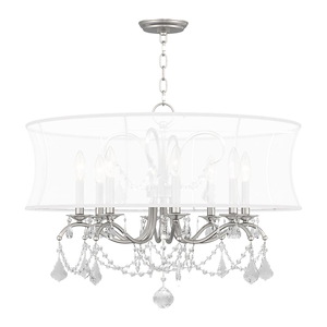 Newcastle - 8 Light Chandelier in Glam Style - 28 Inches wide by 21 Inches high - 415392