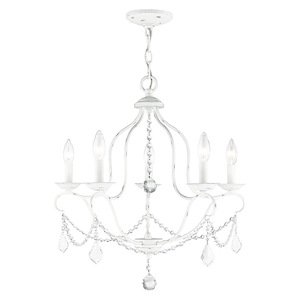 Chesterfield - 5 Light Chandelier in French Country Style - 22 Inches wide by 23.75 Inches high - 1029799