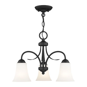 Ridgedale - 3 Light Convertible Dinette Chandelier in Traditional Style - 18 Inches wide by 14.5 Inches high - 374956